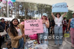 Kenya Cuevas, activista trans, en la UAEMex