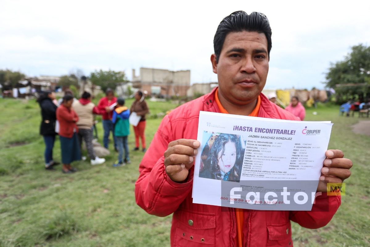 Jazmín desapareció en Toluca; su familia la busca