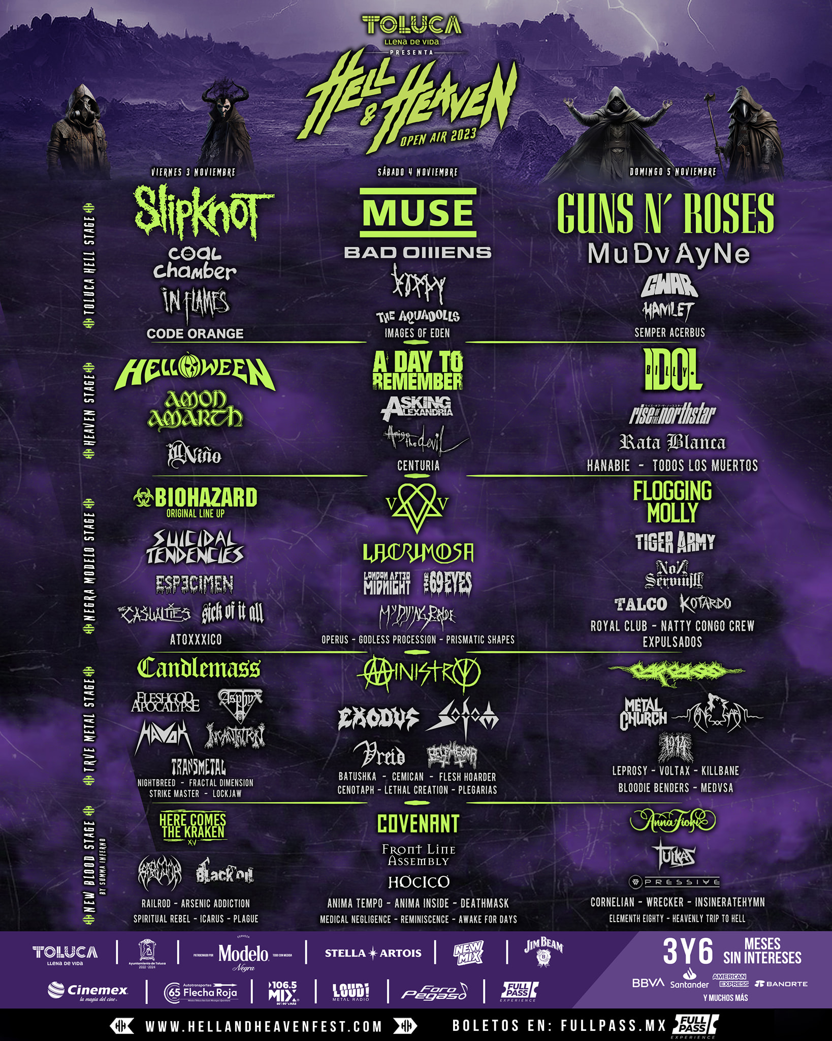 Cartel oficial del Hell and Heaven Open Air 2023