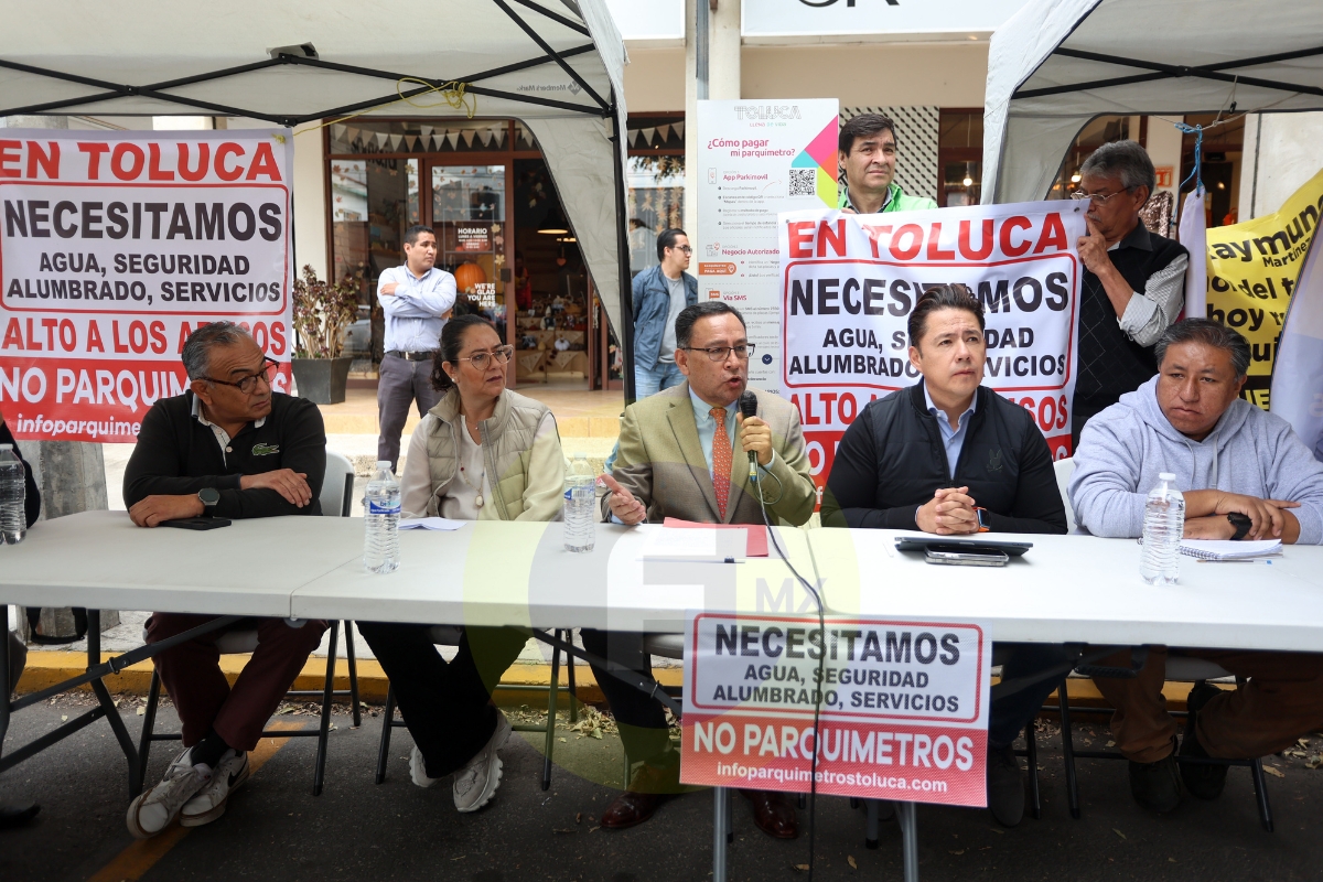 Presentan controversia contra los parquímetros virtuales en Toluca
