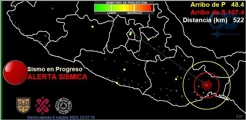 Sismo en Oaxaca activa alertas en el centro del país