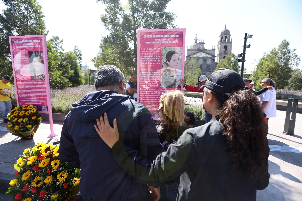 Colocan memoriales de víctimas feminicidio en Edomex