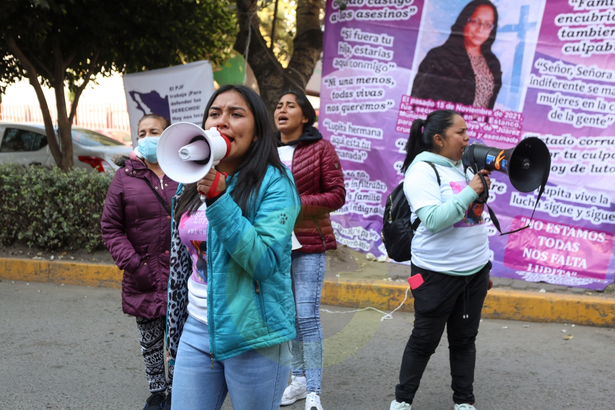 Protestan por justicia para Lupita Bastida