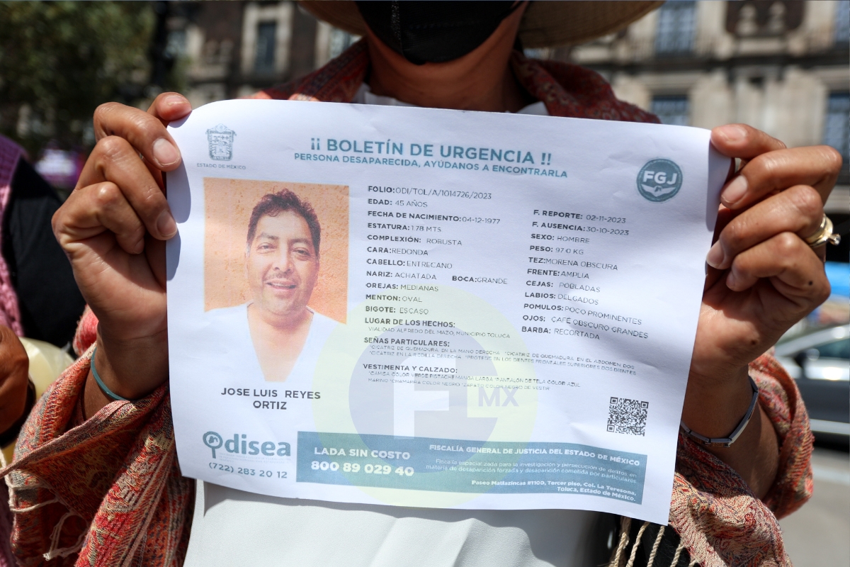 José Luis Reyes Ortiz desapareció el 30 de octubre en Toluca