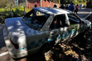 Bloqueo de taxistas en Sultepec