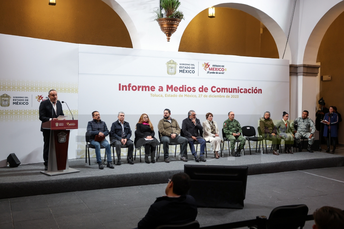 Conferencia de prensa sobre el caso Texcapilla