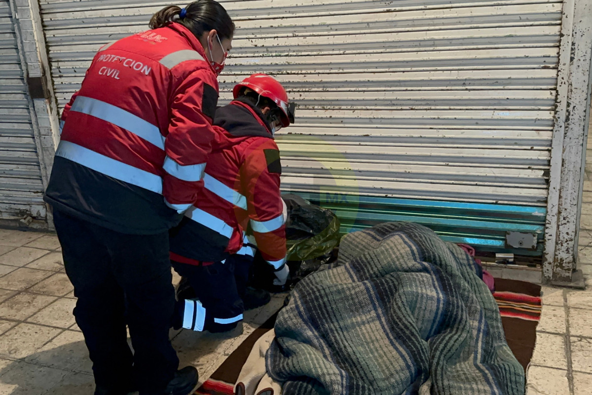 Con el Operativo Saturno en Toluca se ofrece un espacio en el albergue invernal a quienes duermen en las calles.