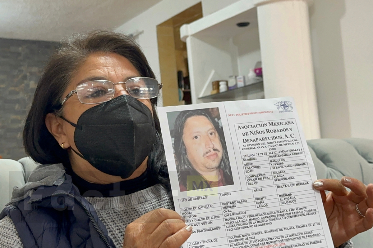 Rogelio tiene 25 días desaparecido en Toluca