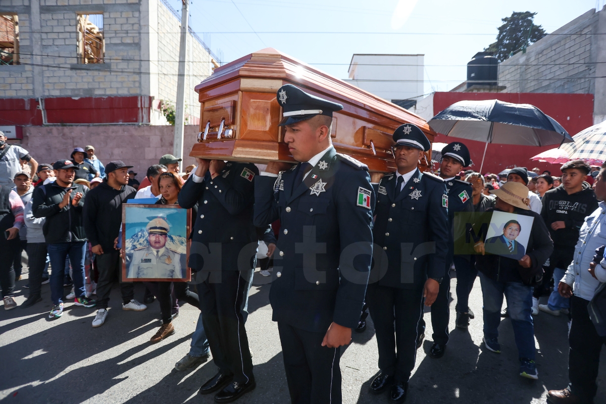 Rinden homenaje póstumo a subdirector de Seguridad de Xonacatlán