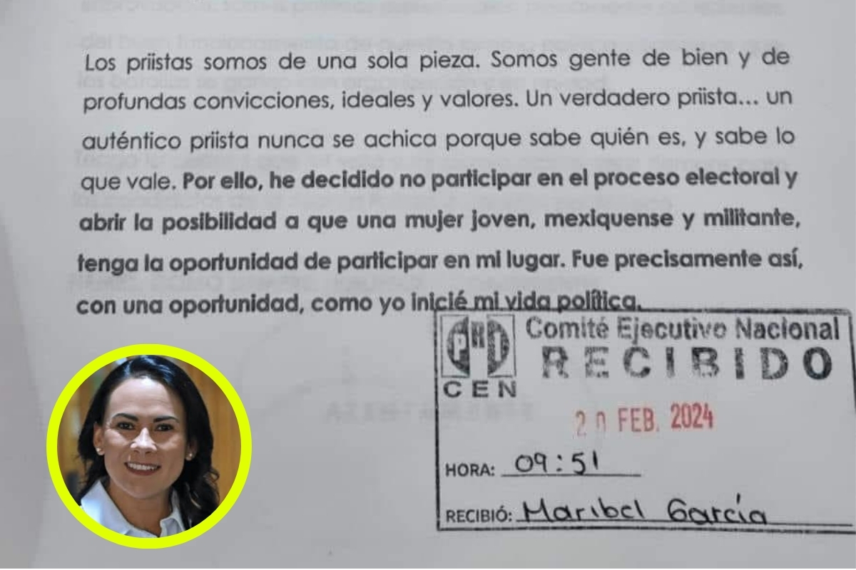 Alejandra del Moral renuncia a la diputación plurinominal del PRI