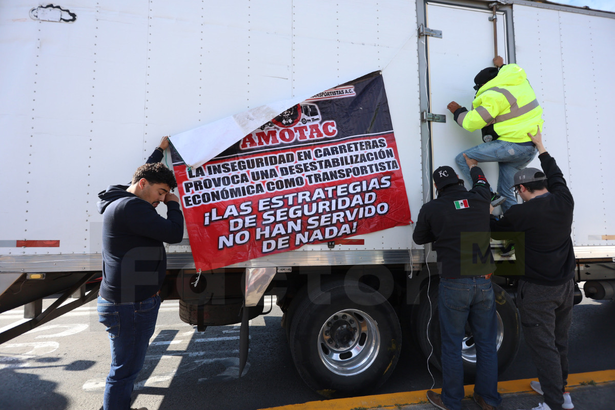 Paro nacional de transportistas por inseguridad 