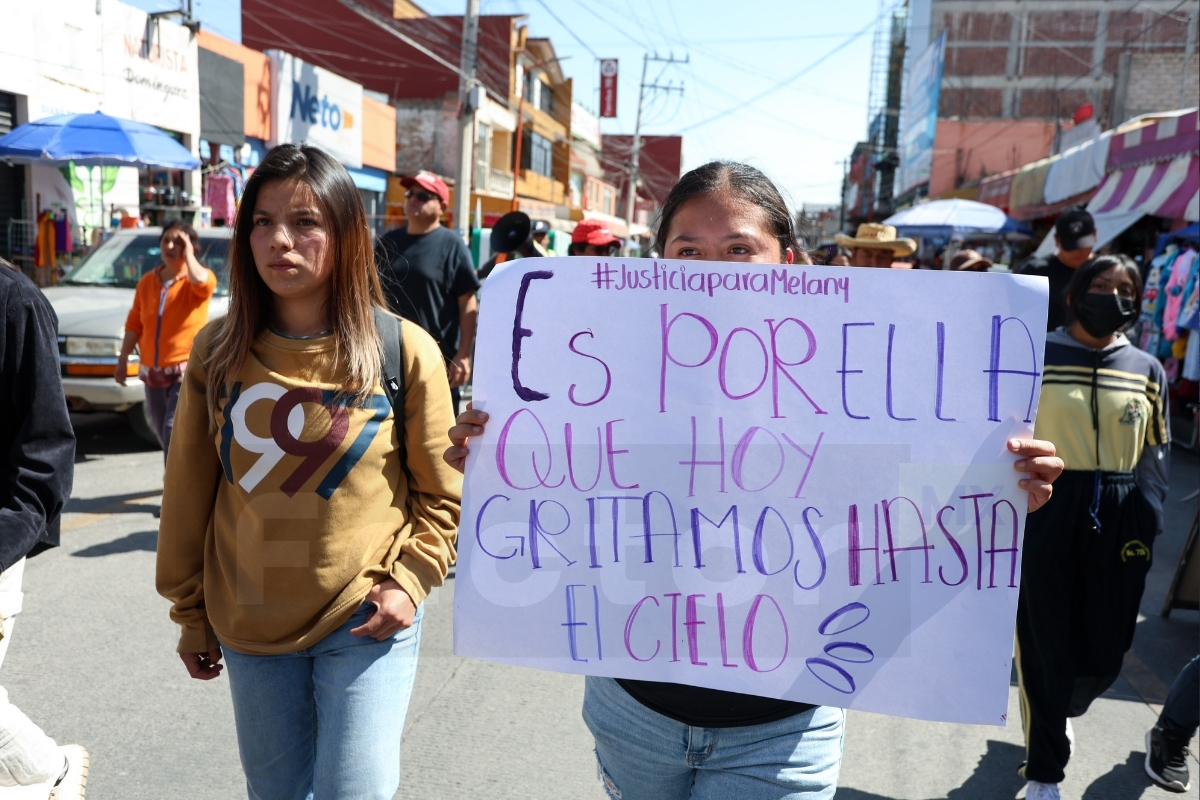 Marchan para exigir justicia por Melany. Texto: Ximena García. Fotos: Ramsés Mercado.