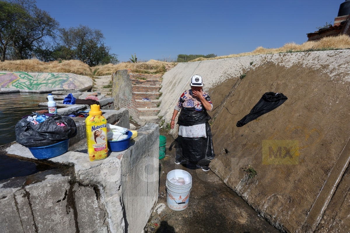 Los lavaderos comunitarios en Metepec son una opción ante la sequía 
