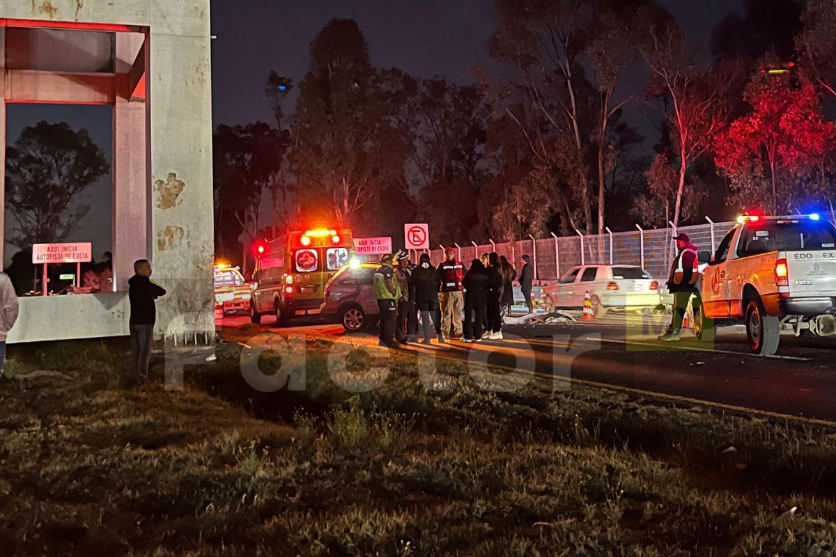 Tres personas fallecen en la Toluca-Palmillas en un solo día