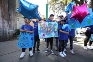 Marchan para visibilizar el autismo