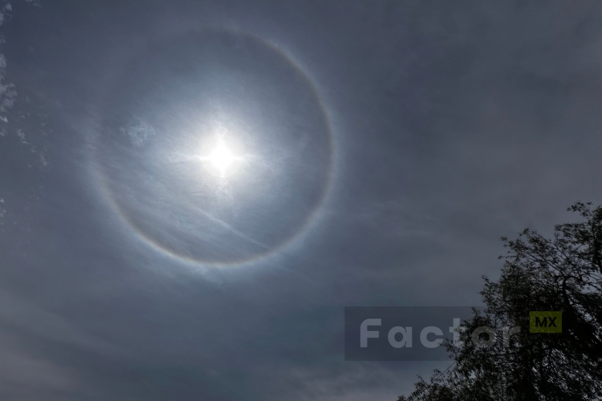 Halo solar: ¿qué es y por qué se formó este martes?