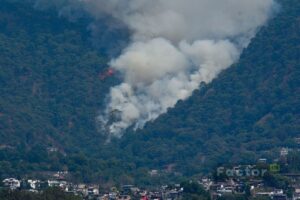 Continúan incendios en Valle de Bravo