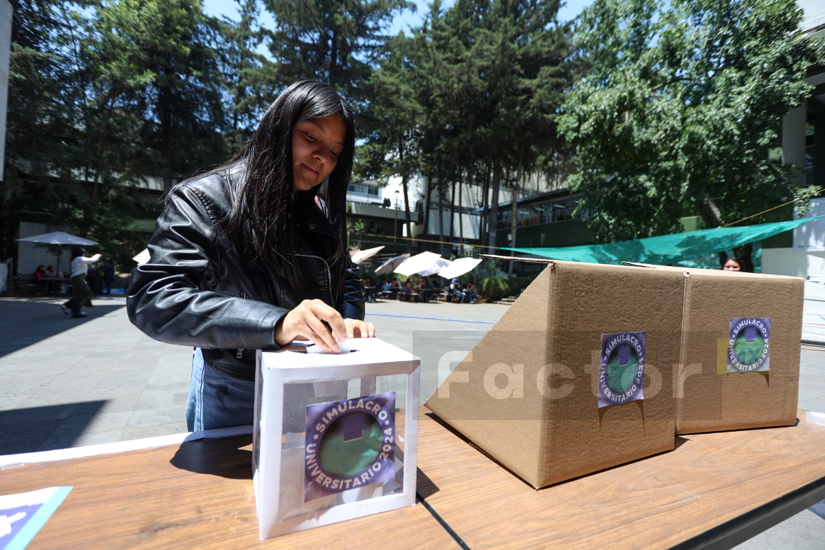 Preparan voto joven con Simulacro Electoral Universitario