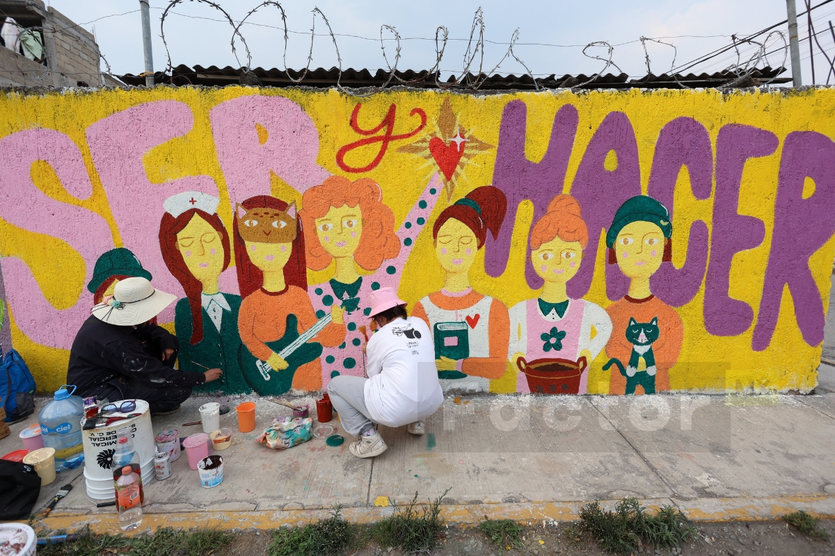 Murales en Toluca: Llega Raya 2024 de la mano de Salvajes Viajeras