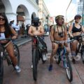 Rodada Nudista en Toluca: Protesta contra la violencia vial