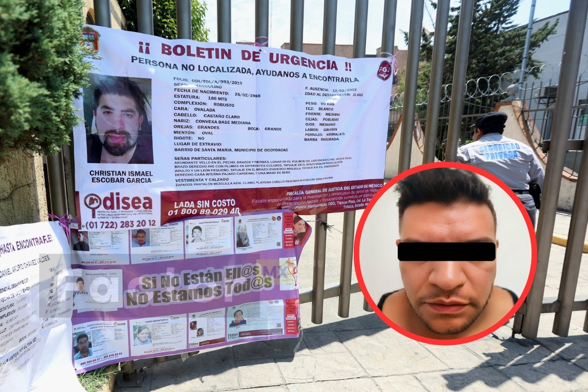 Vinculan a proceso a sospechoso por desaparición de Christian Escobar