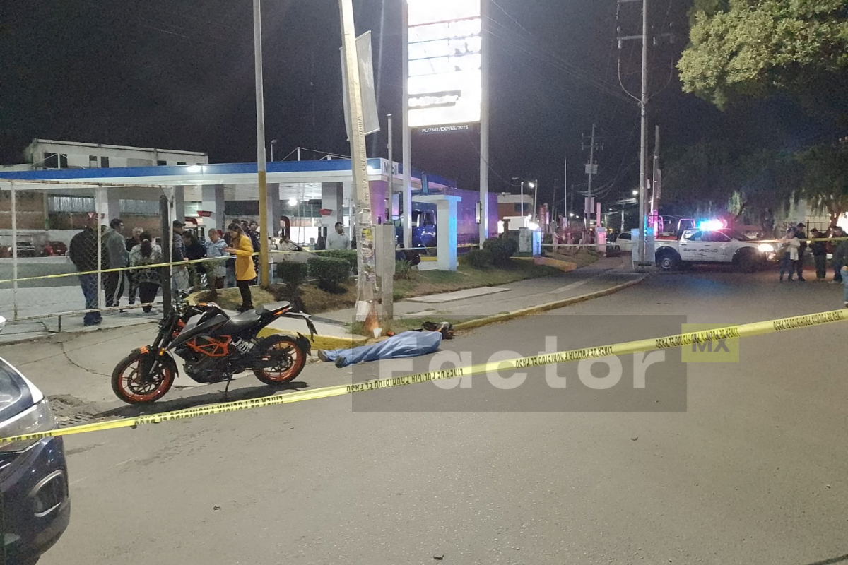 Accidentes de motociclistas; mueren dos en Metepec 