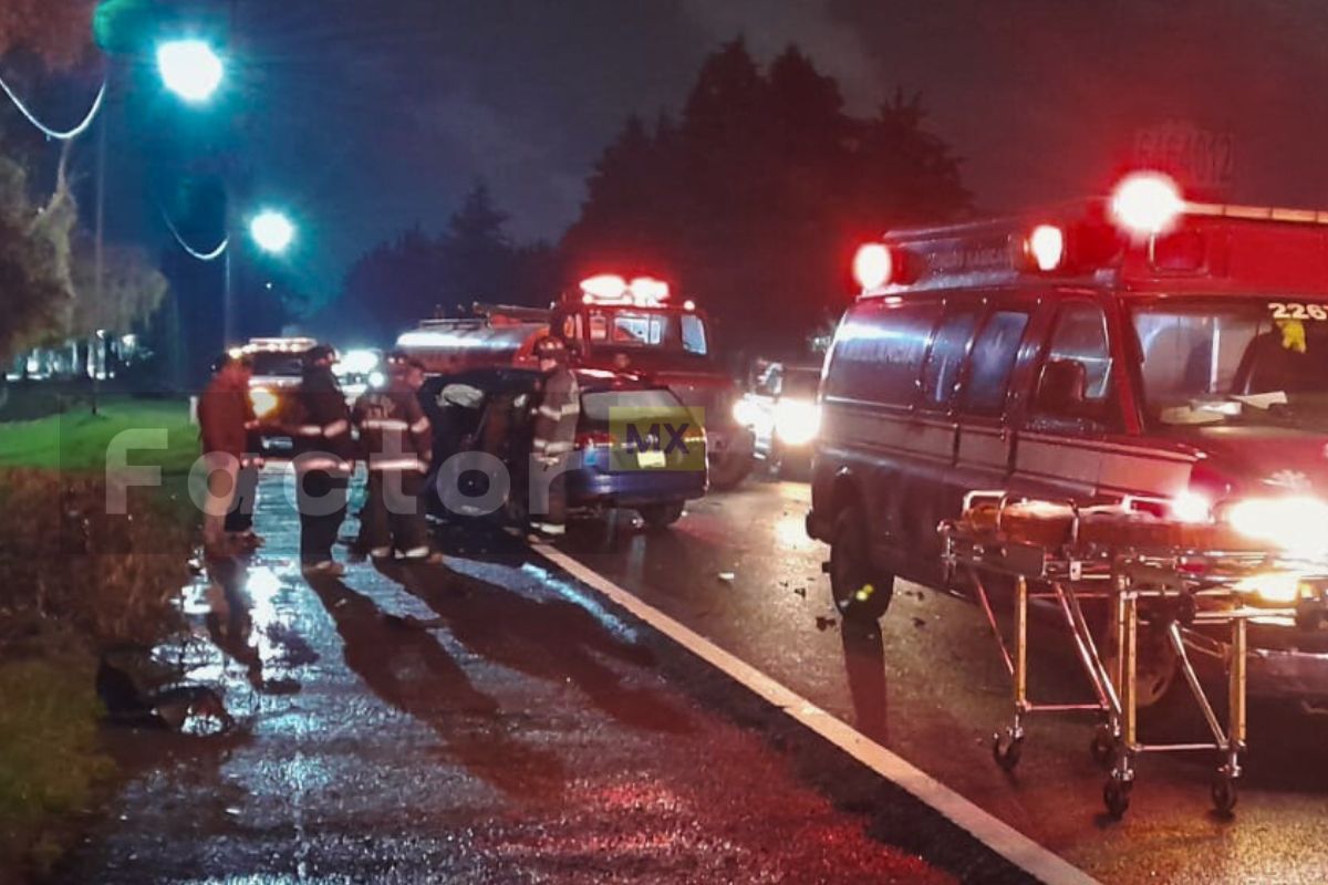 Sábado trágico: Tres muertos en accidentes de tránsito en el Valle de Toluca