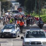 Comunidades otomíes de Toluca exigen la ciclovía en Isidro Fabela