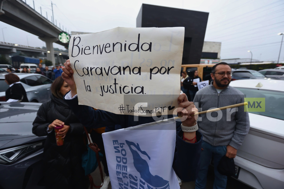 Trabajadores del PJF se suman a la Caravana por la Justicia