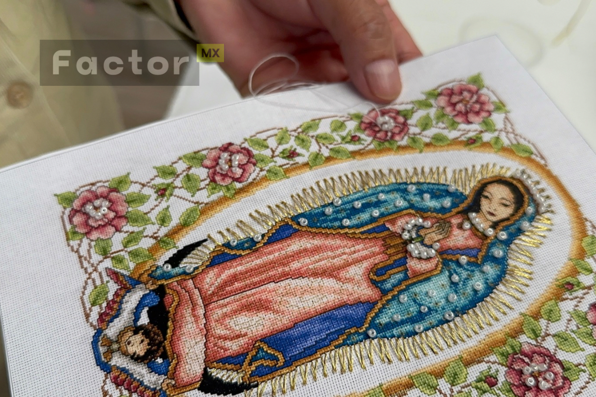 Martha, la fe en la Virgen de Guadalupe que se borda entre rejas