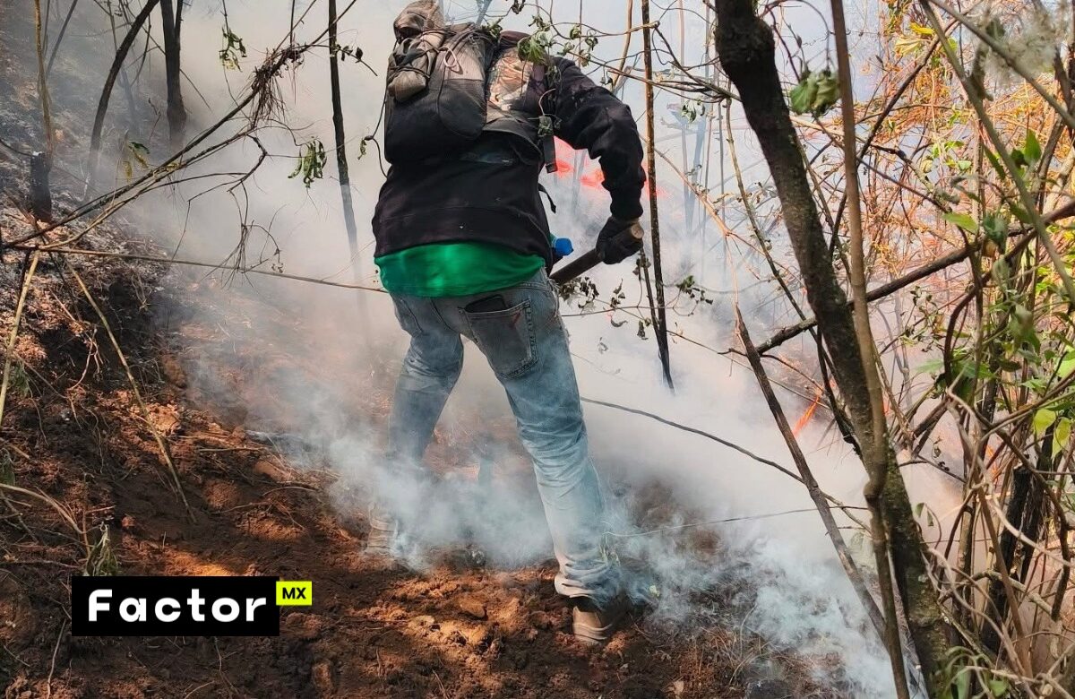 Incendio en Lerma se mantiene activo; vecinos combaten fuego sin apoyo oficial