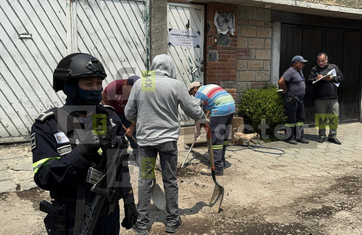 Detectan y clausuran 22 tomas clandestinas en Ocoyoacac por huachicoleo de agua