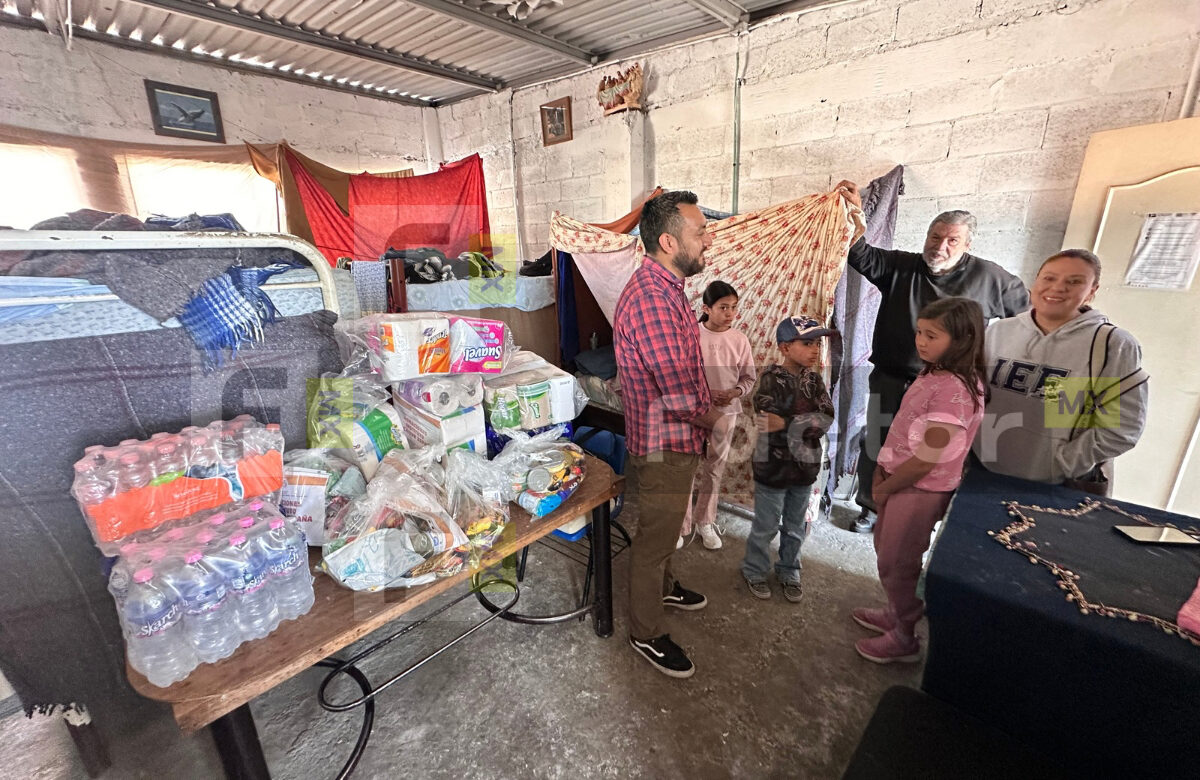 Migrantes en Metepec reciben donativo que les devuelve la esperanza