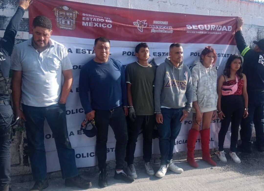 Detienen a seis personas en Almoloya de Juárez tras persecución policial