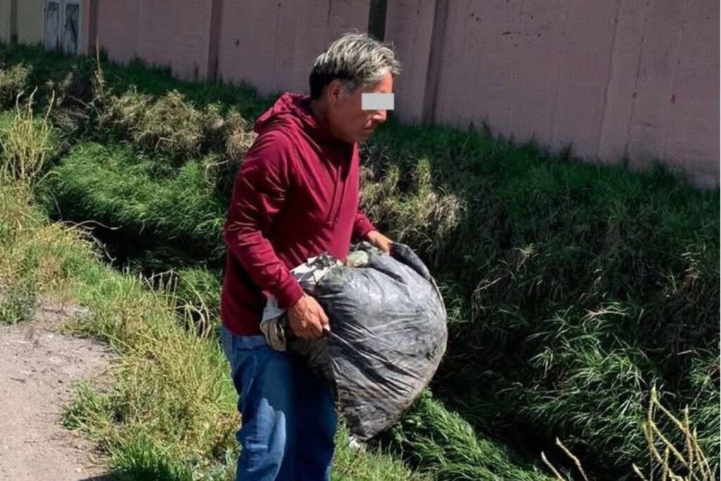 Por tirar basura en calles de Toluca, tres arrestados