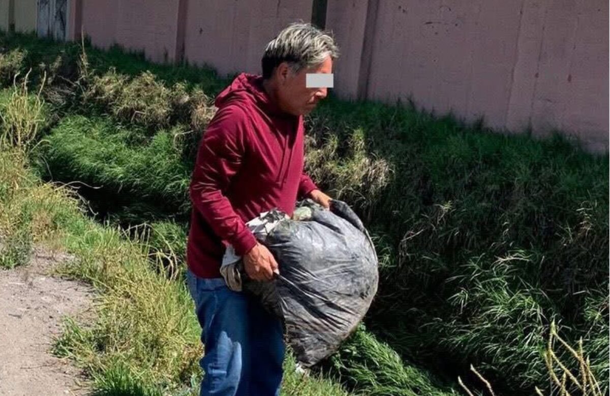 Por tirar basura en calles de Toluca, tres arrestados