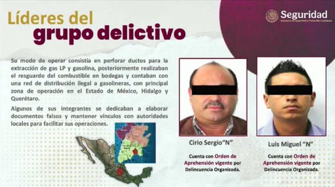 Edomex, epicentro de red nacional de huachicoleo 