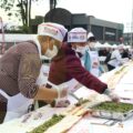 Chorizo y fiesta en Toluca: hacen la torta más grande del mundo