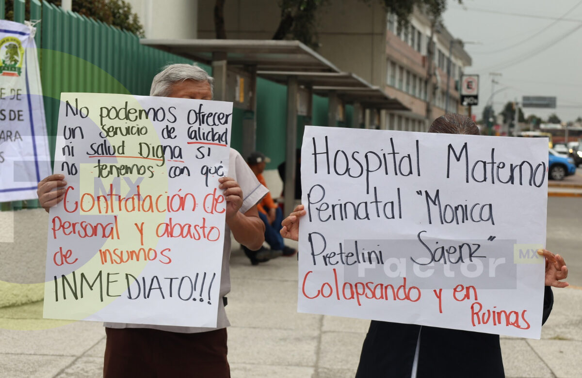Hospital Mónica Pretelini opera sin insumos ni personal suficiente