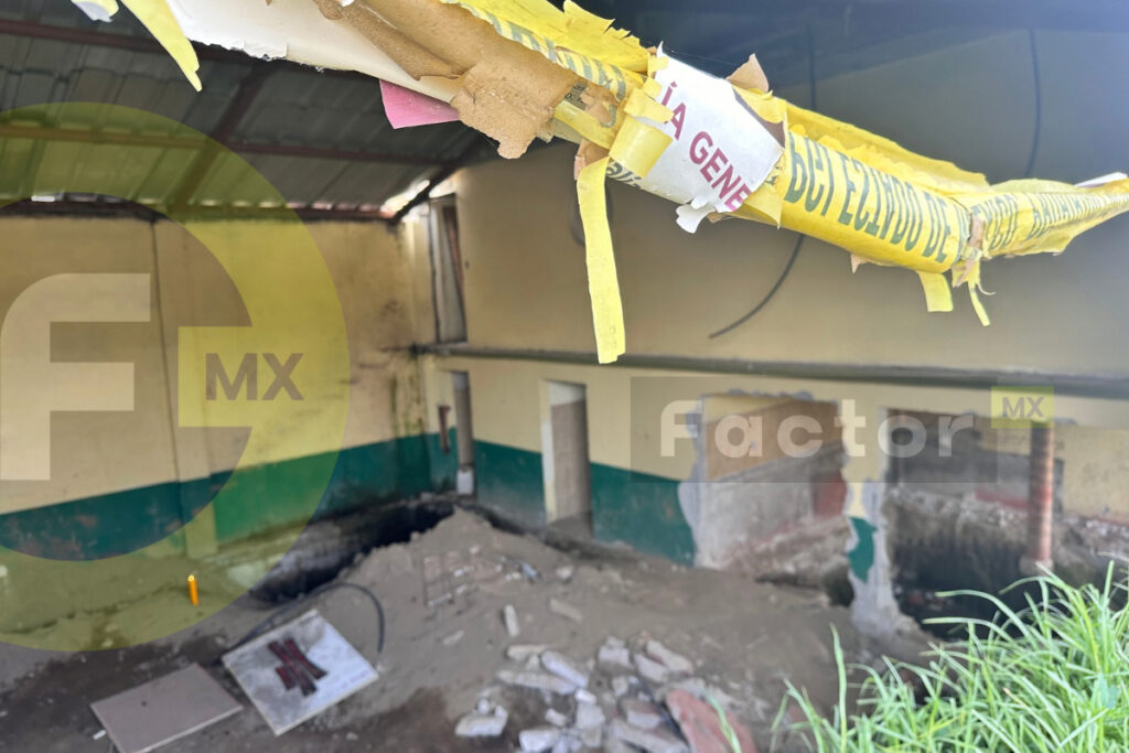 Fosa clandestina en una bodega de la colonia La Joya, en la que fueron localizados Jesús y One personas más.