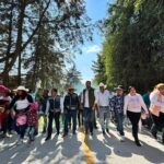 Pavimentan casi un kilómetro en dos comunidades de Almoloya