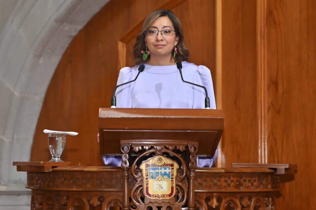 La diputada Miriam Silva Mata presenta iniciativa sobre explotación infantil en el Congreso del Estado de México.