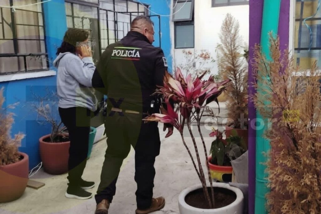 Momento del hallazgo del cuerpo de Jarim Virginia, estudiante de la UAEMex, en Toluca.