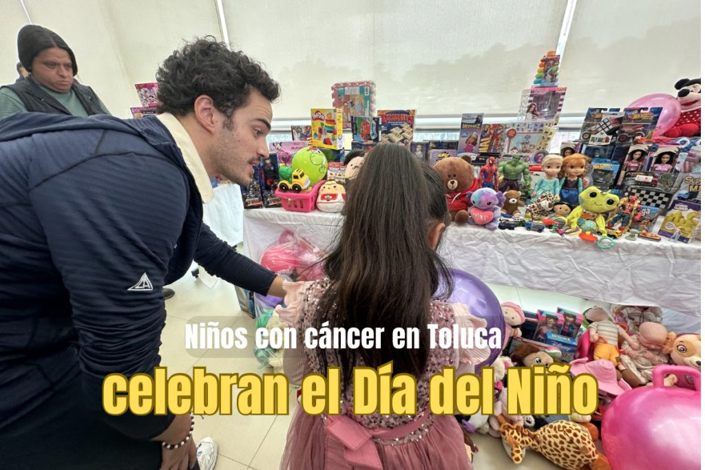 Niños con cáncer celebraron su día en Toluca
