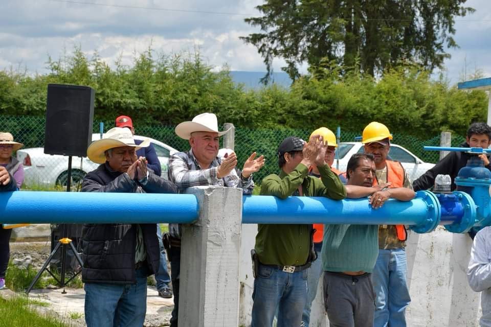Almoloya de Juárez rescata pozo de agua e inicia más obras en comunidades