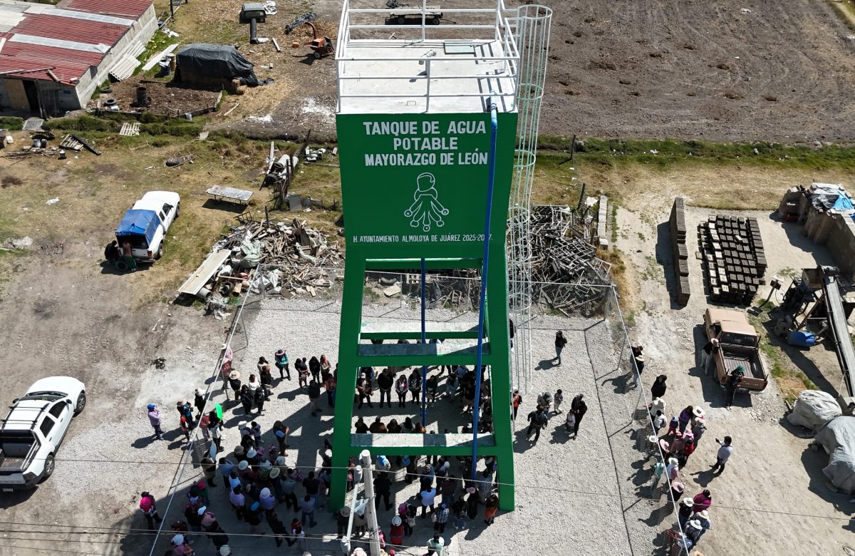 Agua en Almoloya de Juárez llegará a 150 hogares